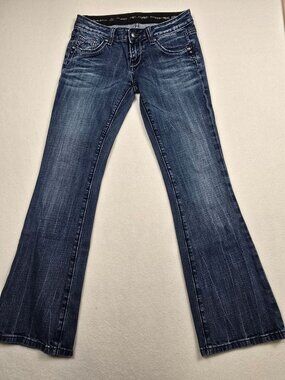 ReRock For Express Womens Bootcut Jeans Size 0S Medium Wash Denim